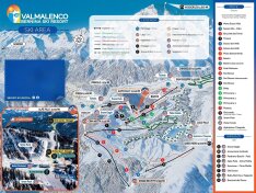 Valmalenco - Chiesa sítérkép Valmalenco - Chiesa sítérkép