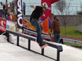 Slide verseny az Aréna Pláza előtti Winter Parkban