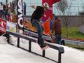 Slide verseny az Ar�na Pl�za el�tti Winter Parkban