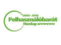 Felhaszn�l�bar�t Honlap min�s�t�st nyert�nk