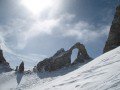 Tignes: m�t�l nyitva a Grand Motte gleccser